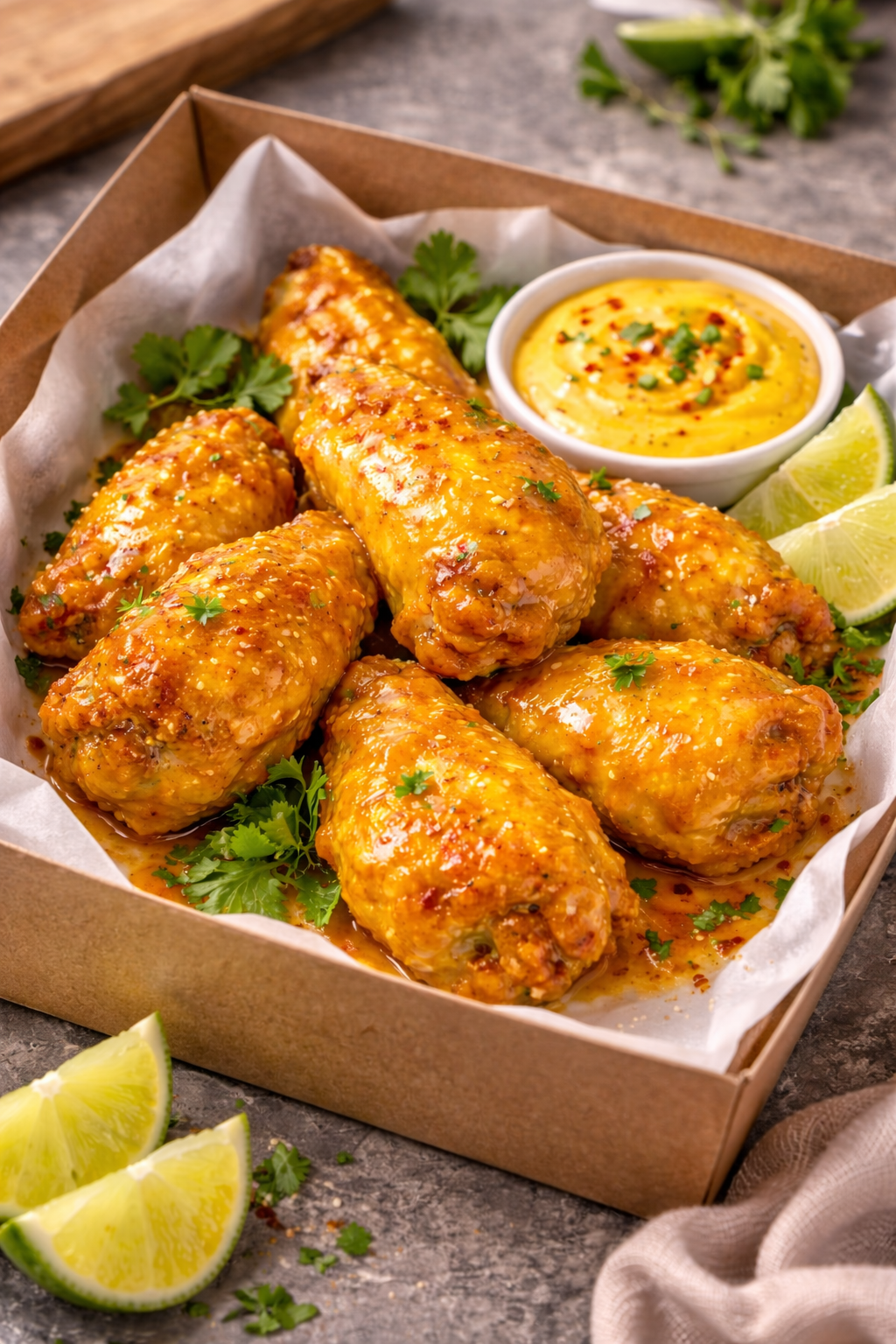 Hähnchen: Tropical Mango Chicken Wings 8 stk.