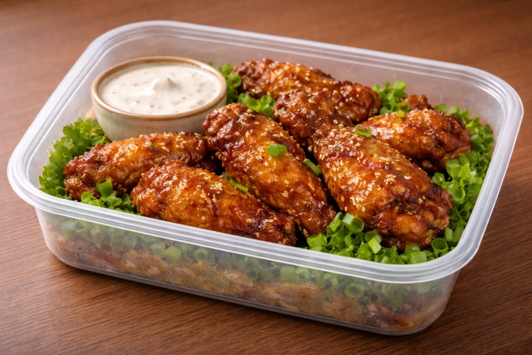 Hähnchen: Glazed Chicken Wings 8 stk.